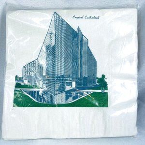 Crystal Cathedral Now Christ Vintage Unopened Package 20 Luncheon Paper Napkins